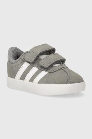 Dětské sneakers boty adidas VL COURT 3.0 CF I šedá barva