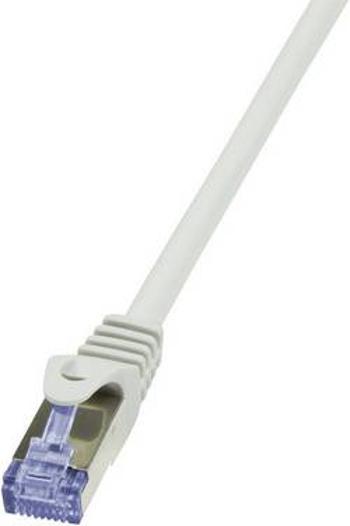 Síťový kabel RJ45 LogiLink CQ3052S, CAT 6A, S/FTP, 2.00 m, šedá