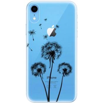 iSaprio Three Dandelions - black pro iPhone Xr (danbl-TPU2-iXR)
