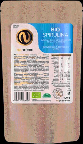 Nupreme BIO Spirulina prášek 100 g