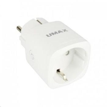 UMAX chytrá zásuvka U-Smart Wifi Plug Mini/ Wi-Fi/ 1x zástrčka/ Amazon Alexa/ Google Assistant/ Android/ iOS/ bílá