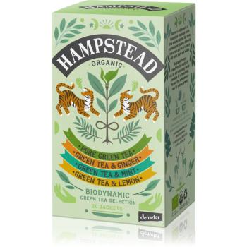 Hampstead Tea London Green Tea Selection BIO porcovaný čaj 20 ks