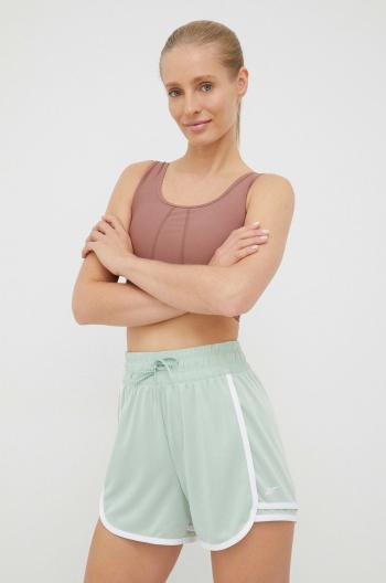 Tréninkové šortky Reebok Workout Ready HD7661 dámské, zelená barva, hladké, high waist