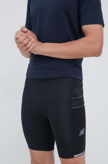 Běžecké šortky New Balance Q Speed MS21289BK černá barva