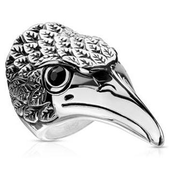 Šperky4U Pánský ocelový prsten EAGLE - velikost 72 - OPR01450-72