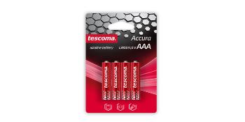 Tescoma alkalická AAA baterie ACCURA, 4 ks