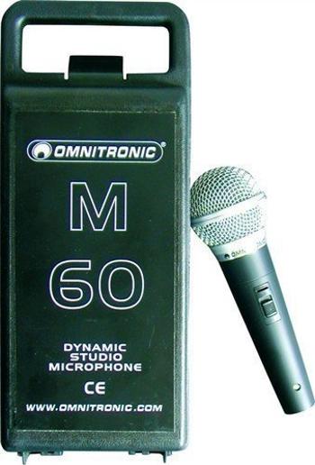 Omnitronic M-60 Vokální dynamický mikrofon