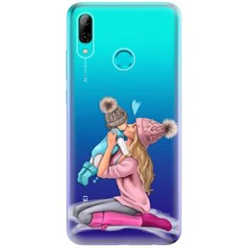 iSaprio Kissing Mom - Blond and Boy pro Huawei P Smart 2019 (kmbloboy-TPU-Psmart2019)