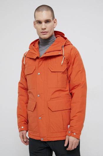Bunda The North Face pánská, oranžová barva, zimní