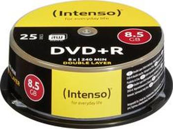 DVD+R DL 8.5 GB Intenso 4311144, 25 ks, vřeteno