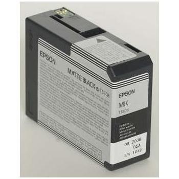 EPSON T5808 (C13T580800) - originální cartridge, matně černá, 80ml