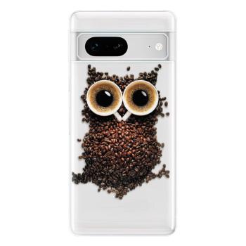 Odolné silikonové pouzdro iSaprio - Owl And Coffee - Google Pixel 7 5G