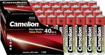 Mikrotužková baterie AAA alkalicko-manganová Camelion Plus LR03, 1250 mAh, 1.5 V, 40 ks