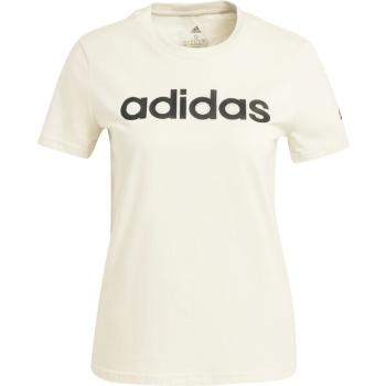 adidas LIN T Dámské tričko, béžová, velikost M