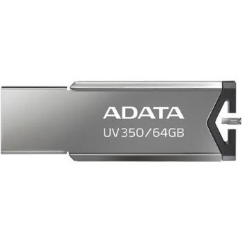 64GB ADATA UV350 USB 3.1 silver (potisk), AUV350-64G-RBK