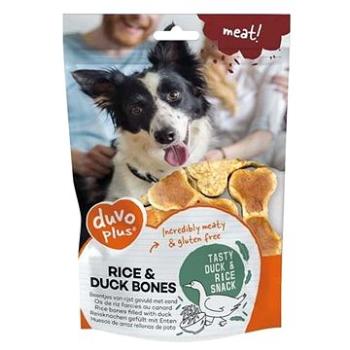 DUVO+ Meat! žvýkací rýžové kostičky s kachním masem 140g (5414365358419)