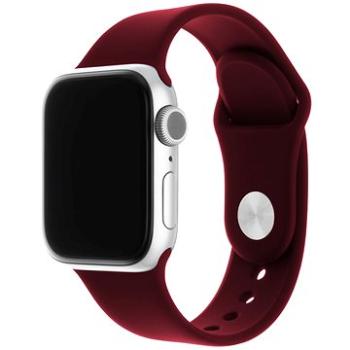 FIXED Silicone Strap SET pro Apple Watch 38/40/41 mm vínově červený (FIXSST-436-WIRD)