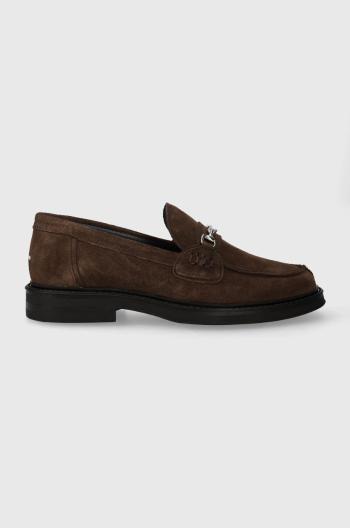 Semišové mokasíny Filling Pieces Loafer Suede pánské, hnědá barva, 44222791909