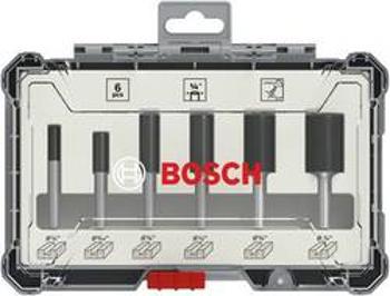 Sada drážkových fréz, 6" dřík, 1/4 ks Bosch Accessories 2607017467