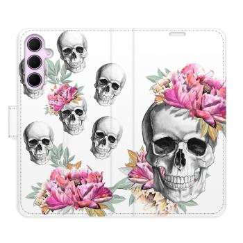 Flipové pouzdro iSaprio - Crazy Skull - Samsung Galaxy A55 5G