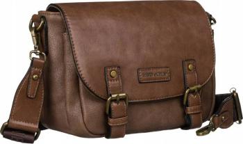 DAVID JONES TMAVĚ HNĚDÁ CROSSBODY KABELKA [DH] 6834-1 CHOCOLATE Velikost: ONE SIZE