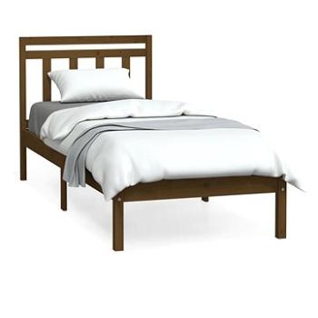 Rám postele medově hnědý masivní dřevo 75 × 190 cm Small Single, 3100552 (3100552)