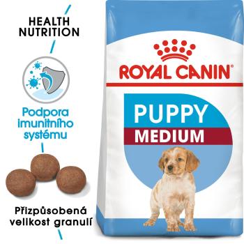 Royal Canin MEDIUM PUPPY - granule pro střední štěňata - 15kg