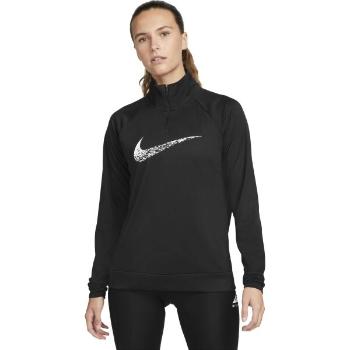 Nike NK DF SWOOSH RUN MDLYR Dámská běžecká mikina, černá, velikost S