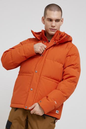 Péřová bunda The North Face M Box Canyon Jacket - Eu pánská, oranžová barva, zimní