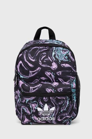 Batoh adidas Originals černá barva, malý, vzorovaný