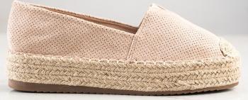 BÉŽOVÉ ESPADRILKY NA PLATFORMĚ BL1922BE Velikost: 40