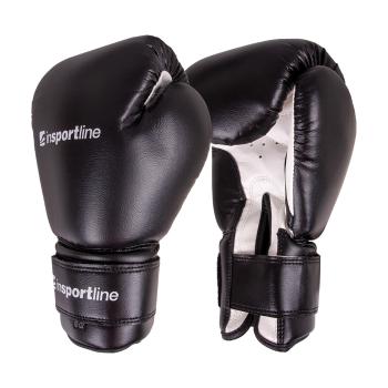 Boxerské rukavice inSPORTline Metrojack  12oz  černo-bílá