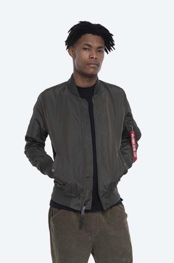 Bomber bunda Alpha Industries MA-1 TT 191103 04 zelená barva, přechodná