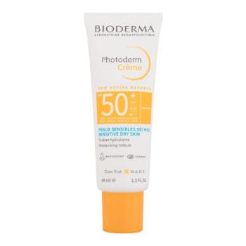 BIODERMA Photoderm Cream SPF50+ 40 ml opalovací přípravek na obličej Invisible na suchou pleť; na citlivou a podrážděnou pleť; na dehydratovanou pleť