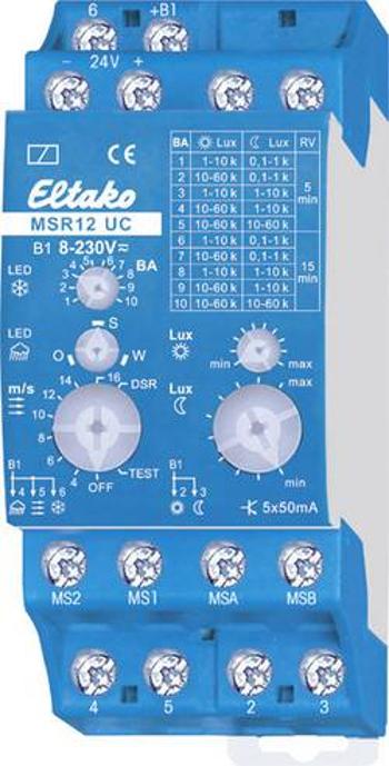 Eltako vstupní modul MSR12-UC montáž na lištu