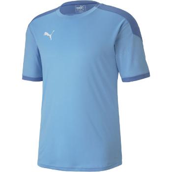 Puma TEAM FINAL 21 TRAINING JERSEY TEE Pánské triko, světle modrá, velikost