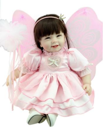 Reborn realistická panenka na hraní Barborka 52 cm