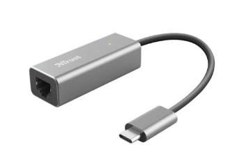 TRUST adaptér DALYX, USB-C na Ethernet, 10cm