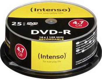 DVD-R 4.7 GB Intenso 4101154, 25 ks, vřeteno