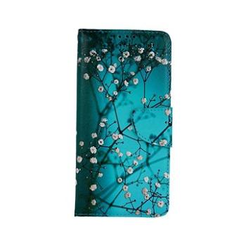 TopQ Xiaomi Poco M3 Pro knížkové Modré s květy 60720 (Sun-60720)