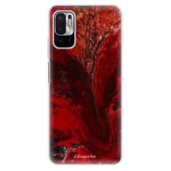 Odolné silikonové pouzdro iSaprio - RedMarble 17 - Xiaomi Redmi Note 10 5G