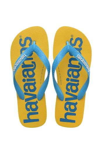 Žabky Havaianas Top Logomania béžová barva