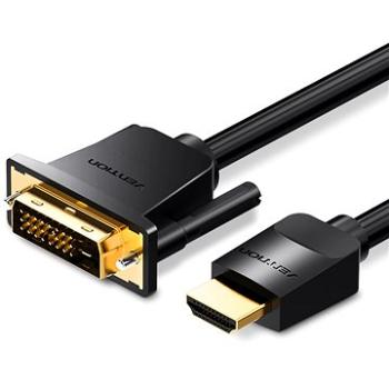 Vention HDMI to DVI Cable 1m Black (ABFBF)