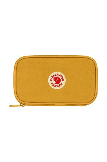 Peněženka Fjallraven Kanken Travel Wallet žlutá barva, F23781