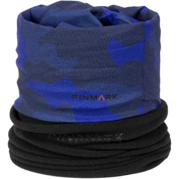 Finmark FSW-218 Multifunkční šátek s fleecem, modrá, velikost UNI