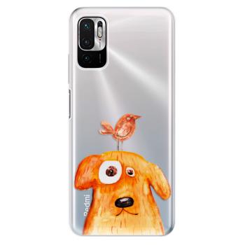 Odolné silikonové pouzdro iSaprio - Dog And Bird - Xiaomi Redmi Note 10 5G