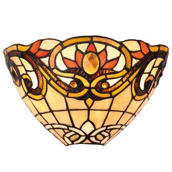 Nástěnná lampa Tiffany Fleur - 30*15*20 cm 1x E14 / Max 40W 5LL-5778