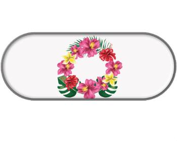 Penál Rámeček - tropické květiny