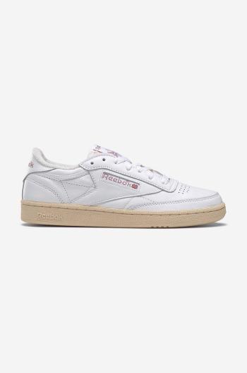 Kožené sneakers boty Reebok Classic Club C 85 Vintage GY9739 bílá barva, GY9739-cream