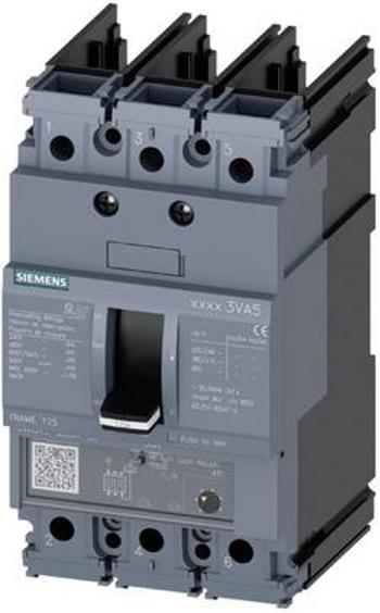 Výkonový vypínač Siemens 3VA5110-6EF31-0AA0 Rozsah nastavení (proud): 70 - 100 A Spínací napětí (max.): 690 V/AC, 500 V/DC (š x v x h) 76.2 x 140 x 76